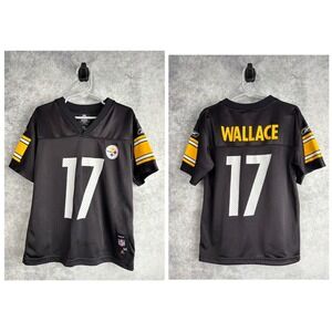 NFL Team Apparel x Reebok‎ Kids Steelers Mike Wallace 17 Jersey Size Medium